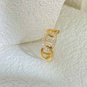 Natural White Diamond Ring D0.20ct 18K